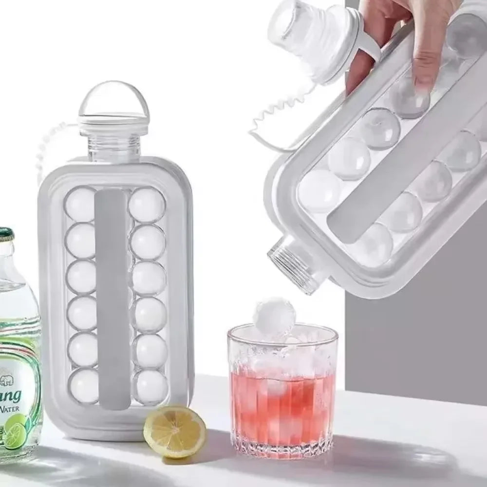 Portable Ice Maker Water Bottle